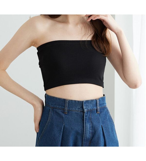 YU'NOW（ユナウ）の「カジュアルリブチューブブラ（ブラジャー）」｜詳細画像