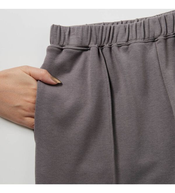RANAN（ラナン）の「きれい見えピンタックカットソーワイドパンツ（ワイドパンツ・ガウチョ）」｜詳細画像