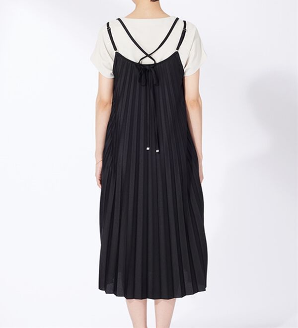 BELLUNA（ベルーナ）の「バックリボン使いプリーツキャミワンピース（その他ワンピース）」｜詳細画像