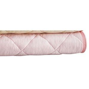 「パッと置くだけピタッと簡単敷パッド（敷パッド）」｜ニットピンク