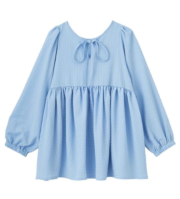 前後2WAYリボンペプラムチュニック - ベルーナ【公式】