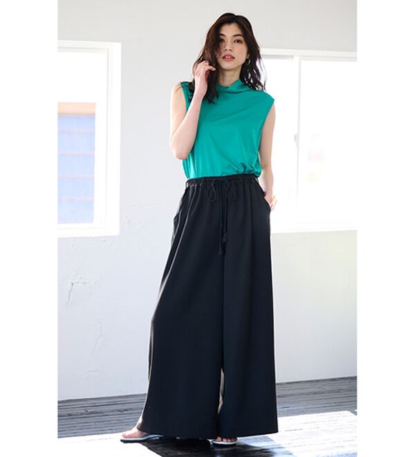 RANAN（ラナン）の「スリーブレスハイネックプルオーバー（カットソー）」｜詳細画像