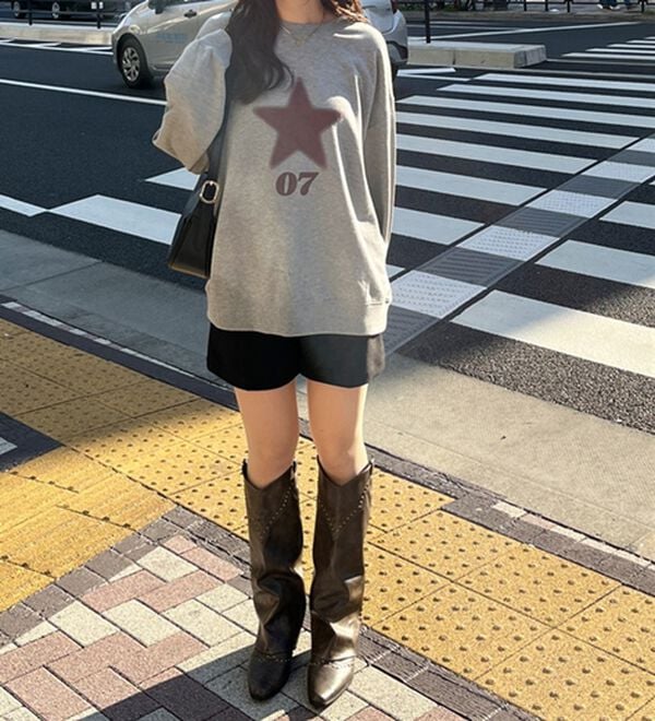 GeeRA（ジーラ）の「スターロゴスウェット（カットソー）」｜詳細画像