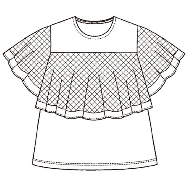 BELLUNA（ベルーナ）の「脱Ｔシャツ！レースデザインプルオーバー（カットソー）」｜詳細画像