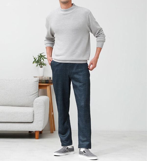 「【３本組】そのままお出かけ暖かジャージパンツ（メンズルームウェア）」｜詳細画像