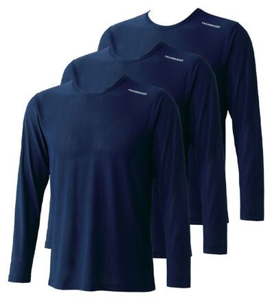 「【３枚組】テックマジック（Ｒ）魔法の冷感インナー３枚組スプレー付（メンズ肌着・インナーウェア）」