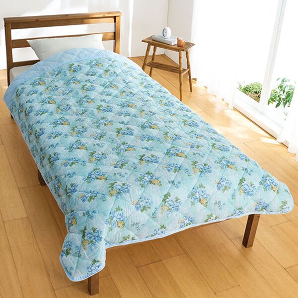 「やわらか綿１００％ガーゼキルトケット（肌掛布団・タオルケット）」｜詳細画像