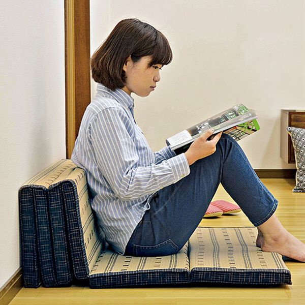 「ふかふかい草の折畳クッション（クッション・クッションカバー）」｜詳細画像