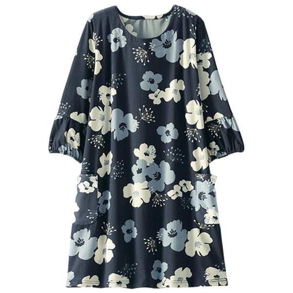 ひんやり冷感素材花柄プリントチュニック - ベルーナ【公式】