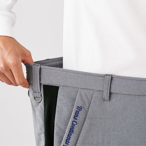 「≪ＴＶ限定★≫＜トランスコンチネンツゴルフ＞ラウンドに便利な中綿ゴルフパンツ（メンズフルレングスパンツ）」｜詳細画像