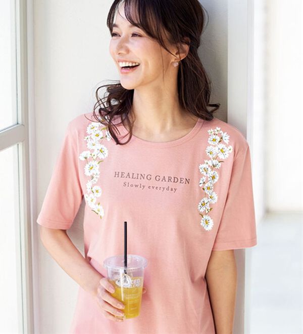 綿100％プリントTシャツ - ベルーナ【公式】