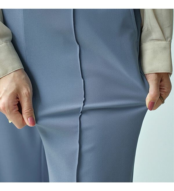 GeeRA（ジーラ）の「楽ちんストレッチ美ラインフレアーパンツ（フルレングスパンツ）」｜詳細画像