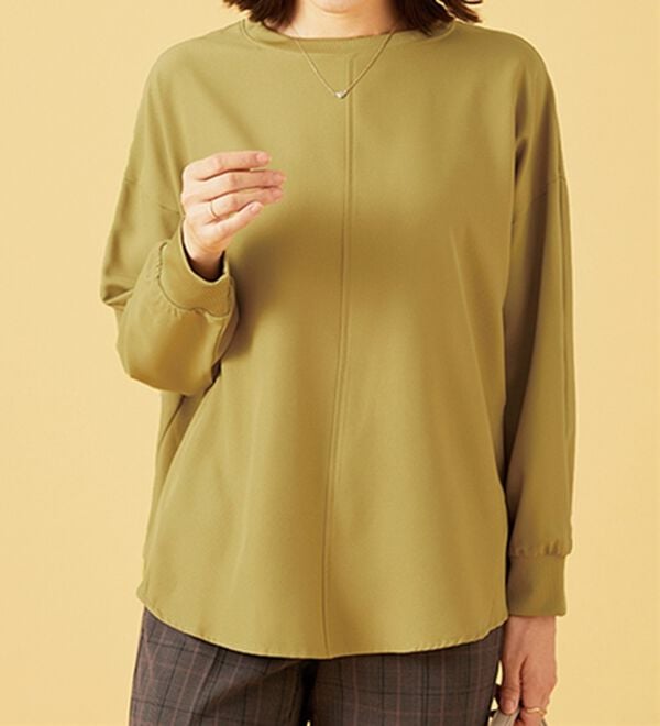 BELLUNA（ベルーナ）の「きれい見えドルマンプルオーバー（カットソー）」｜詳細画像