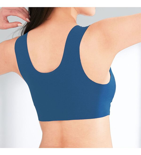 LAVIENNE（ラヴィエンヌ）の「【４色組】楽なママお外に出れる綿混ブラ（ノンワイヤーブラ）」｜詳細画像