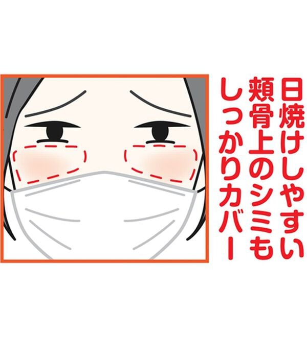 「涼感ＵＶしっかりおおえるマスク（その他ファッション小物）」｜詳細画像