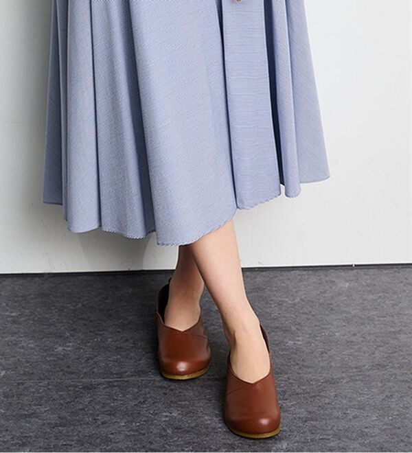 ルフラン（ルフラン）の「足指ゆったり５Ｅはだしシューズ（フラットシューズ）」｜詳細画像