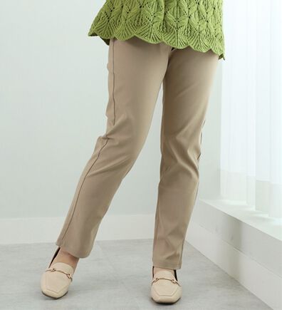 BELLUNA（ベルーナ）の「嬉しい機能付！スマートシルエット美脚ラインパンツ（フルレングスパンツ）」