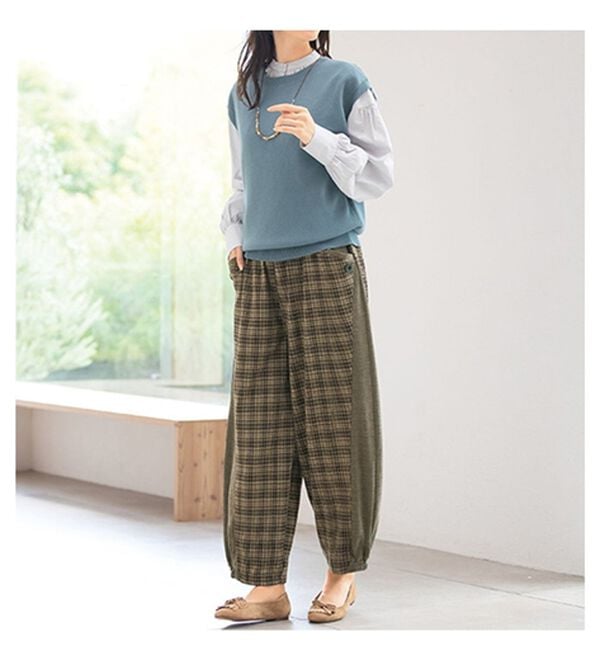 ルフラン（ルフラン）の「【２本組】ゆったりラク楽パンツ＜パルリラ＞（その他パンツ）」｜詳細画像