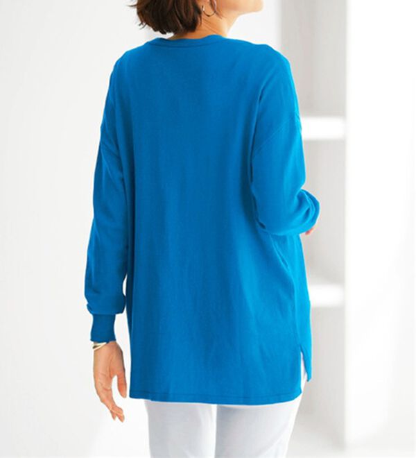 BELLUNA（ベルーナ）の「ボタン使いＶネックカーディガン（ニットカーディガン）」｜詳細画像