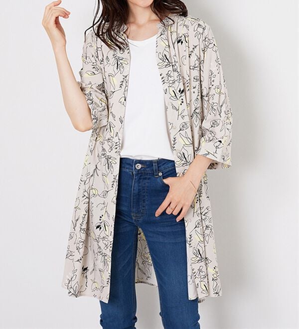 BELLUNA（ベルーナ）の「レーヨン素材袖フレアーワンピース（その他ワンピース）」｜詳細画像