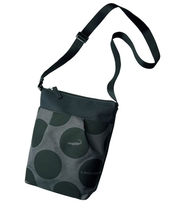 BELLUNA（ベルーナ）の「＜クロコダイル＞ドット柄小型ショルダー（ショルダーバッグ）」｜黒