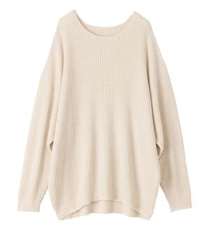 alotta（アロッタ）の「もっちりゆるニットトップス（ニット・セーター）」｜アイボリー
