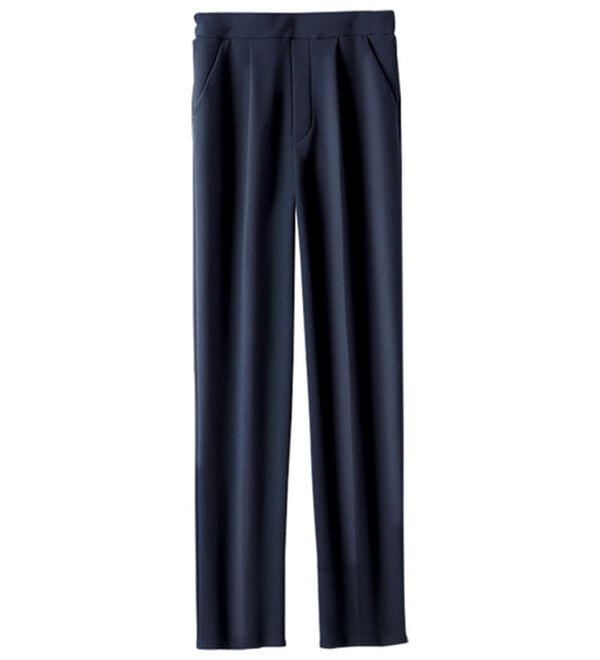 BELLUNA（ベルーナ）の「裏起毛ジョーゼット素材テーパードパンツ（テーパードパンツ）」｜詳細画像