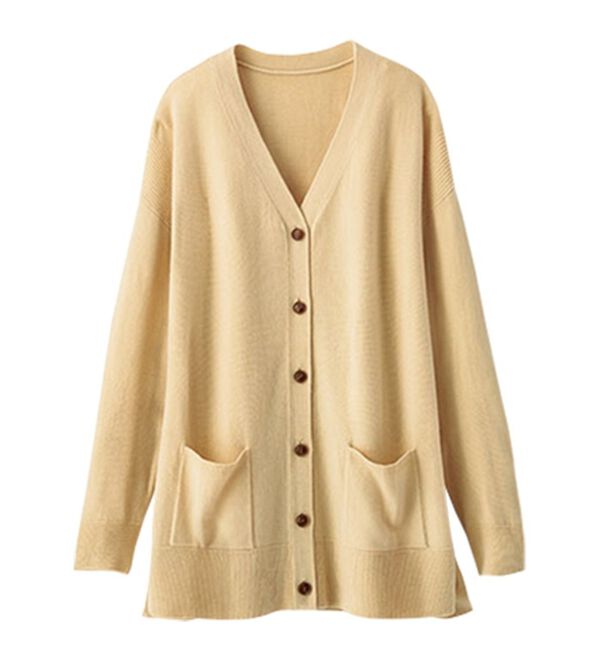 BELLUNA（ベルーナ）の「ふんわりカシミヤタッチニットカーディガン（ニットカーディガン）」｜詳細画像