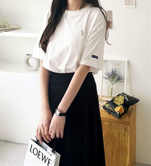 GeeRA（ジーラ）の「【Ｕ．Ｓ．　ＰＯＬＯ　ＡＳＳＮ．】カラーTシャツ（Tシャツ）」｜詳細画像