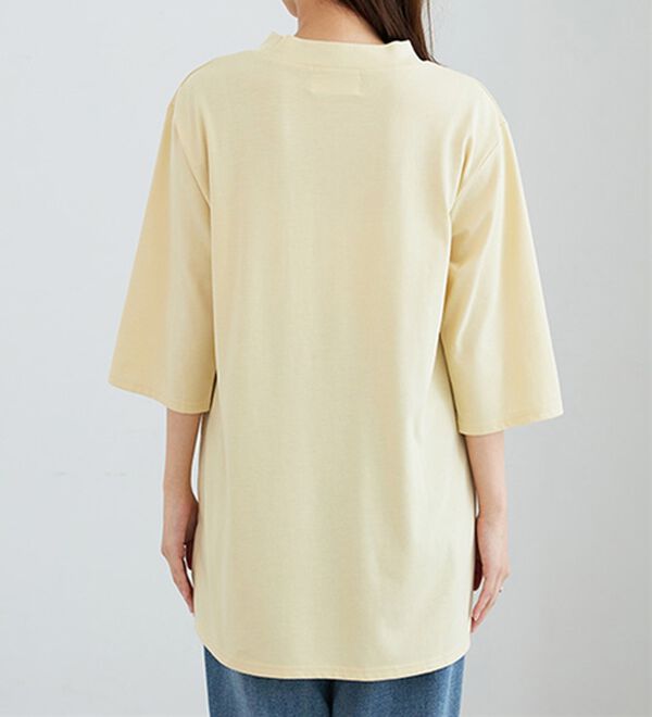 BELLUNA（ベルーナ）の「＜ＥＬＬＥ　Ａｃｔｉｖｅ＞多機能ロゴプリントチュニック（チュニック）」｜詳細画像