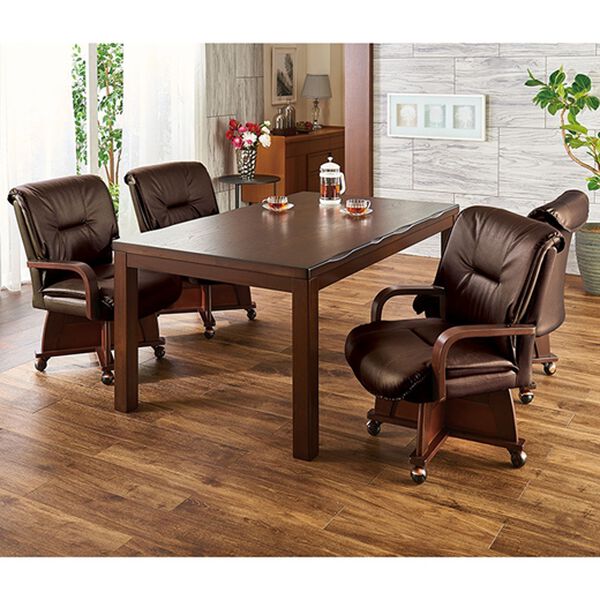 「あったか和風ダイニングこたつセット（こたつテーブル）」｜詳細画像