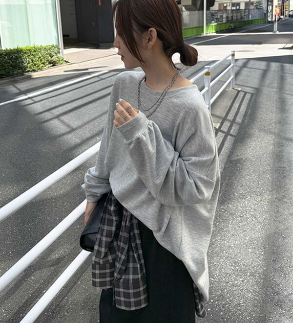 RANAN（ラナン）の「オーバーサイズスウェットＴ（カットソー）」｜詳細画像