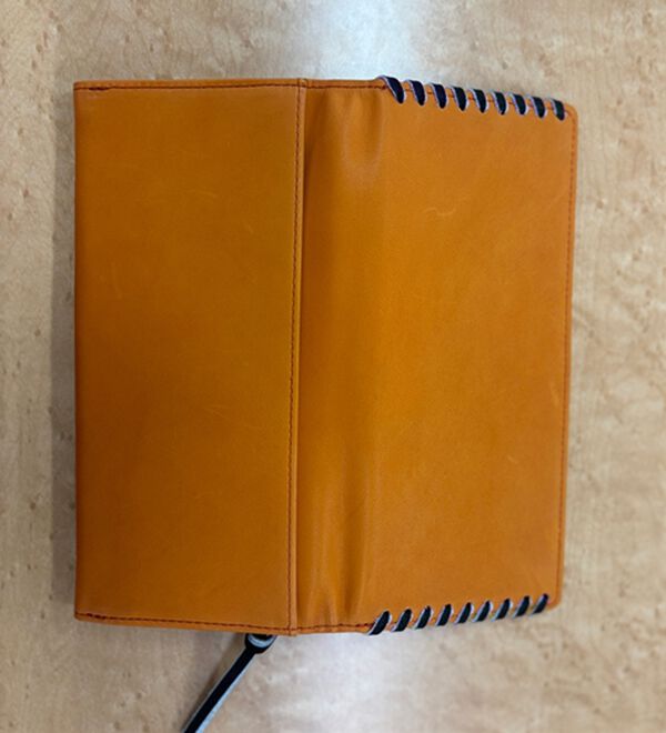 「本物を使ったベースボール長財布（メンズ財布・パスケース）」｜詳細画像