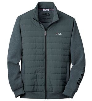 「＜フィラ＞ハイブリッドダウンジャケット（メンズジャケット）」｜グレー