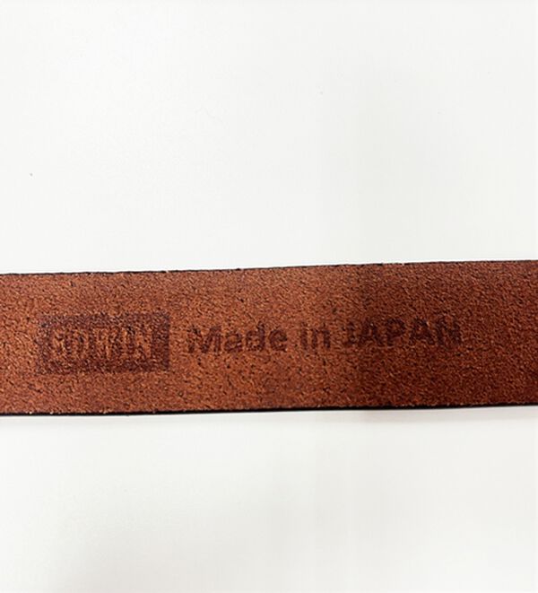 「【EDWIN】日本製紳士 牛革ギャリソン35ベルト（メンズベルト）」｜詳細画像