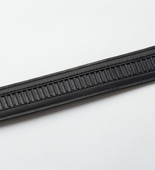 「＜ゴールデンベア＞牛革クロコ型押しコンフォートベルト（メンズベルト）」｜詳細画像