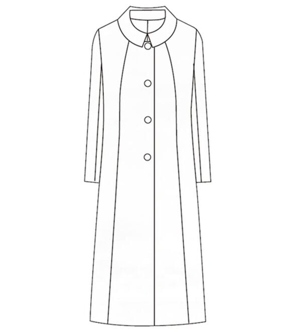 BELLUNA（ベルーナ）の「はっ水加工フォーマルコート（ライナー付）（ブラックフォーマル（喪服・礼服））」｜詳細画像