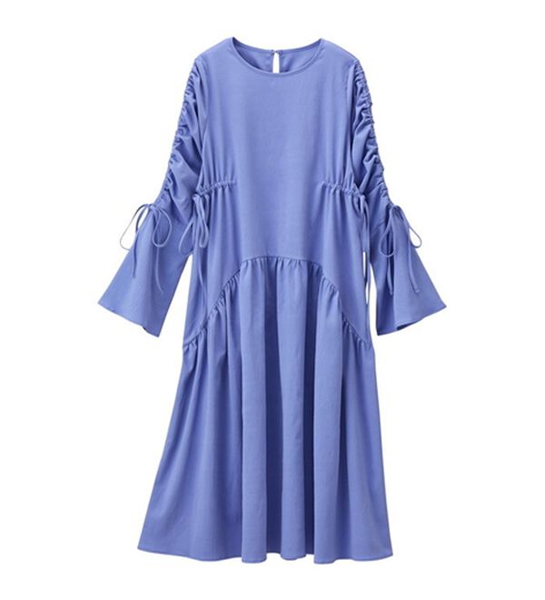 GeeRA（ジーラ）の「シャーリングワンピース（その他ワンピース）」｜詳細画像