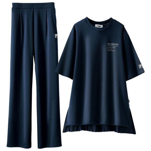 BELLUNA（ベルーナ）の「＜ＦＩＬＡ＞サラッと快適！バックプリーツセットアップ（セットアップ）」｜詳細画像