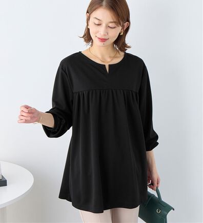 Viola e Viola（ヴィオラ エ ヴィオラ）の「なめらかポンチ　キーネックチュニック（チュニック）」