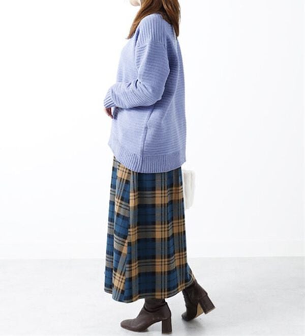 BELLUNA（ベルーナ）の「ガーター編モールニットプルオーバー（ニット・セーター）」｜詳細画像