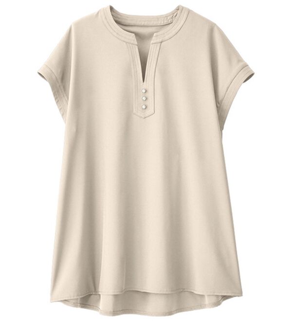 RANAN（ラナン）の「ひんやり！スキッパーブラウス（ブラウス）」｜詳細画像