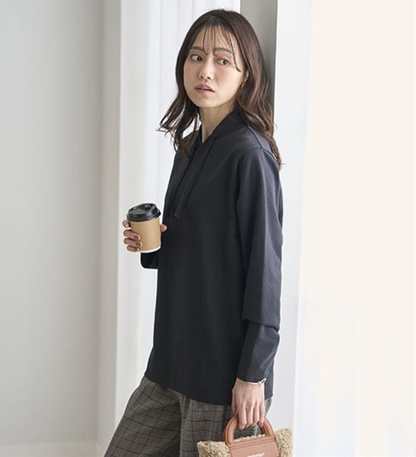 BELLUNA（ベルーナ）の「【２枚セット】大人カジュアルプルオーバー（カットソー）」｜詳細画像