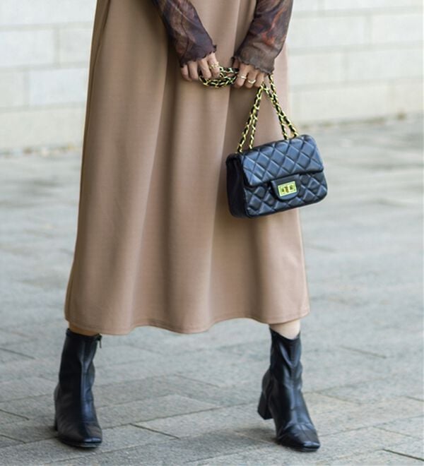 BELLUNA（ベルーナ）の「シアープルオーバー付！ワンピースアンサンブル（その他ワンピース）」｜詳細画像