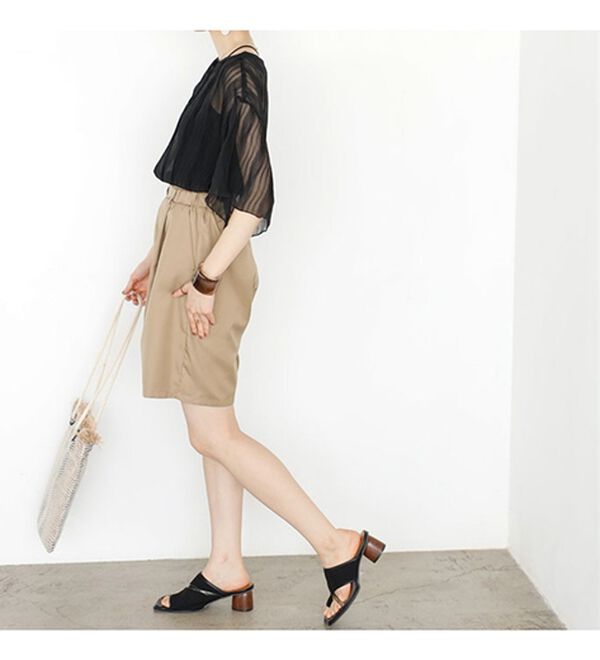 GeeRA（ジーラ）の「前後２ＷＡＹシアーＴシャツブラウス（ブラウス）」｜詳細画像