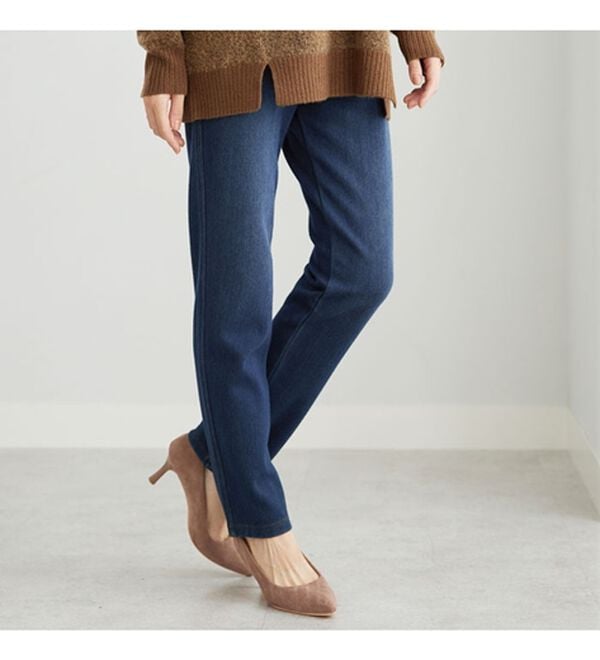 BELLUNA（ベルーナ）の「あったか！裏フリースストレッチパンツ（フルレングスパンツ）」｜詳細画像