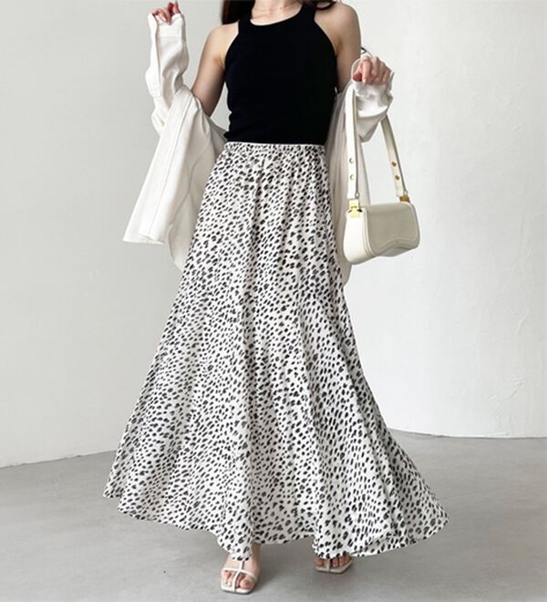 GeeRA（ジーラ）の「切替フレアーロングスカート（ロングスカート）」｜詳細画像