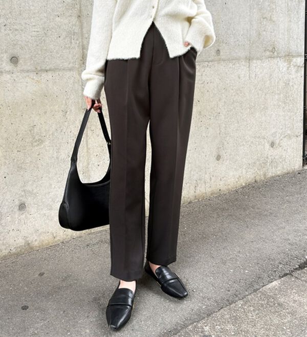 GeeRA（ジーラ）の「美脚きれい魅せ！テーパードパンツ（フルレングスパンツ）」｜詳細画像