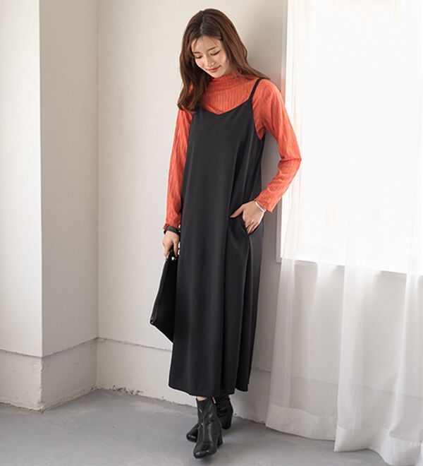 BELLUNA（ベルーナ）の「波柄立体ジャカードシアーインナー（カットソー）」｜詳細画像