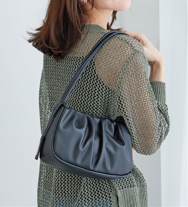 BELLUNA（ベルーナ）の「ギャザーデザインミニショルダーバッグ（その他バッグ）」｜詳細画像